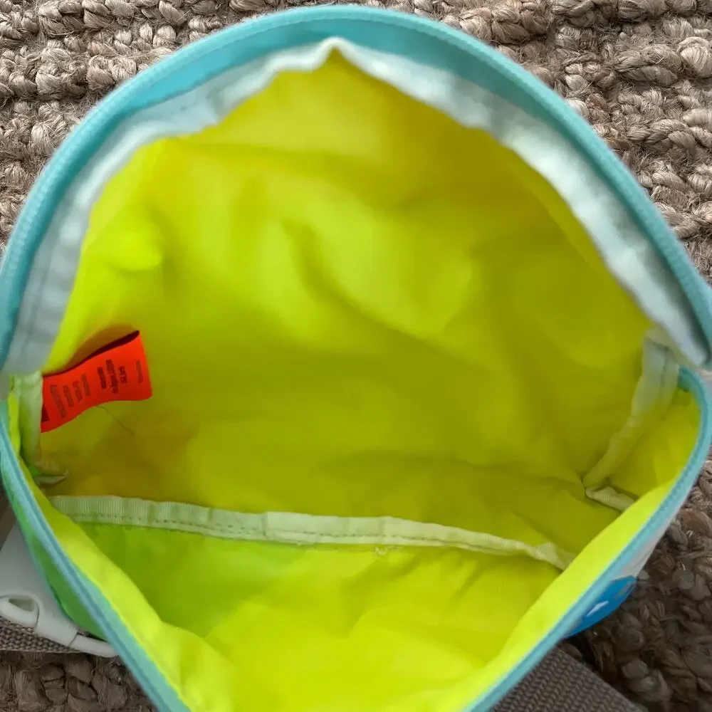 Mokuyobi Neon Seas Fanny Pack Water Resistant Belt Bag 1.5L Made in USA EUC Y2K